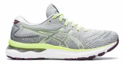 Asics Women's Gel Nimbus 24 - Piedmont Grey/Lime Green (1012B201-020)