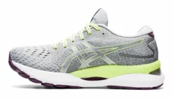 Asics Women's Gel Nimbus 24 - Piedmont Grey/Lime Green (1012B201-020) -Asics Shop 1012B201 020 o