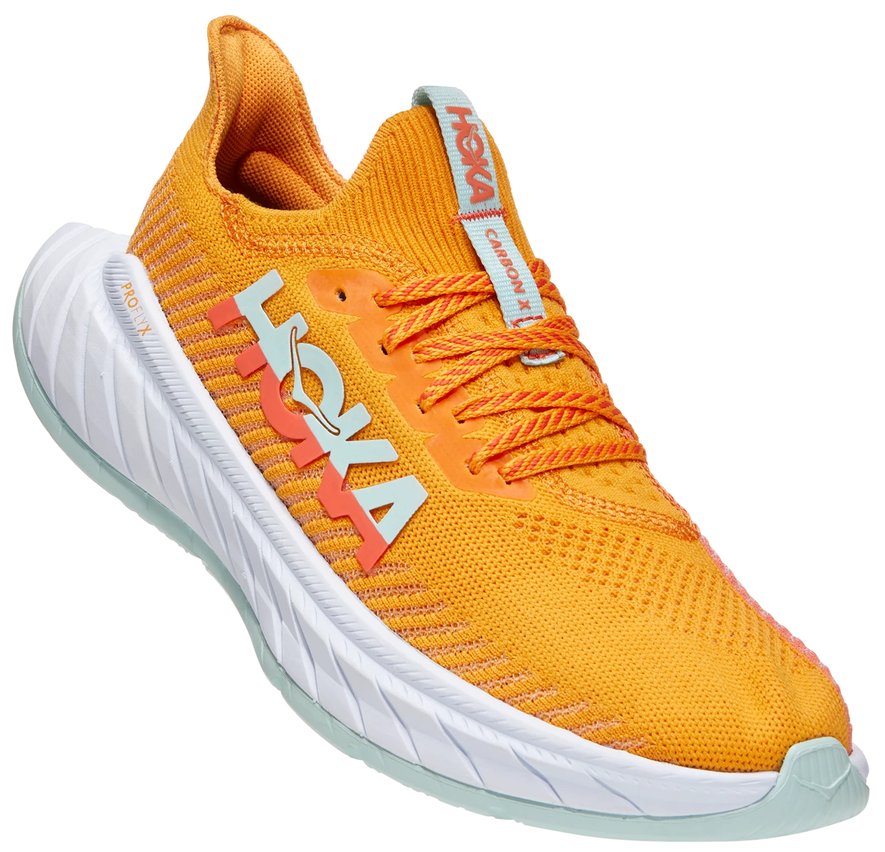 HOKA Women's Carbon X 3 - Radiant Yellow/Camellia (1123193-RYCM) 2 HOKA Women's Carbon X 3 - Radiant Yellow/Camellia (1123193-RYCM) - Image 2