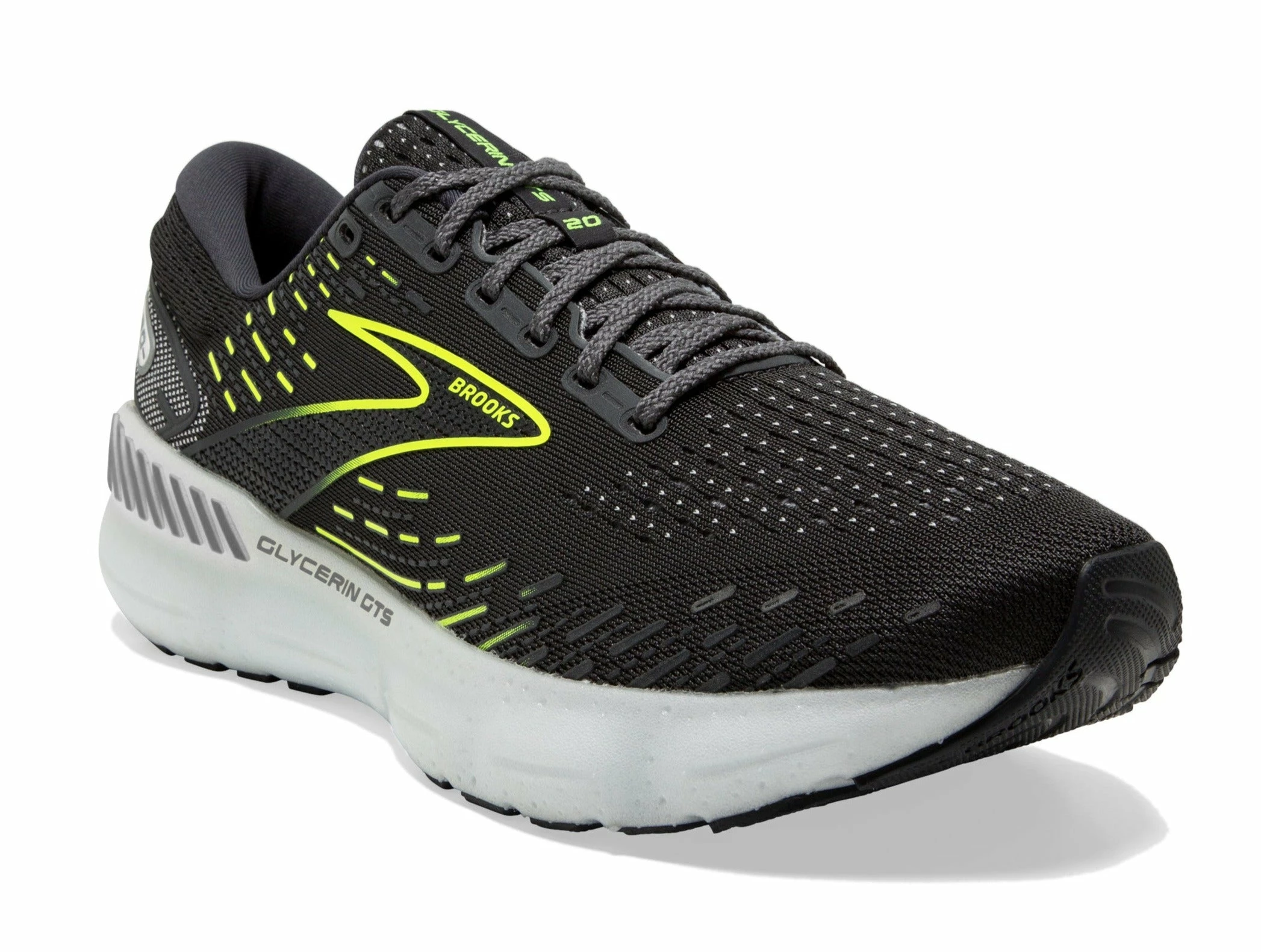 Brooks Women's Glycerin GTS 20 - Ebony/White/Nightlife (1203701B047) Brooks Women's Glycerin GTS 20 - Ebony/White/Nightlife (1203701B047) -Asics Shop 120370 047 a glycerin gts 20 womens supportive cushion running shoe