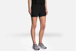 Brooks Women's Chaser 5" 2-IN-1 Short - Black (221464001)