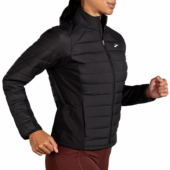 Brooks Women's Shield Hybrid Jacket - Black (221557001) Brooks Women's Shield Hybrid Jacket - Black (221557001) -Asics Shop 221557 001 MV Shield Hybrid Jacket 2