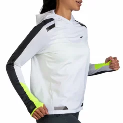 Brooks Women's Run Visible Thermal Hoodie - White/Asphalt/Nightlife (221559134) 9 Brooks Women's Run Visible Thermal Hoodie - White/Asphalt/Nightlife (221559134) -Asics Shop 221559 134 MV Run Visible Thermal Hoodie
