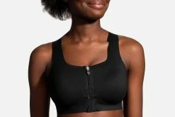 Asics Shop 14 Brooks Women's Dare Zip Run Sports Bra - Black (350075001)