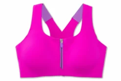 Brooks Women's Dare Zip Run Bra - Magenta/Heliotrope (350075633) 3 Brooks Women's Dare Zip Run Bra - Magenta/Heliotrope (350075633) -Asics Shop 350075 633 LF Dare Zip Run Bra scaled