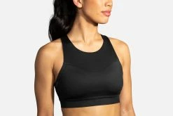 Brooks Women's Drive 3 Pocket Run Bra (350080) -Asics Shop 350080 001 MF Drive 3 Pocket Run Bra