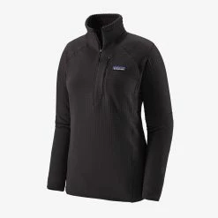 Patagonia Women's R1 Pullover - Black (40119BLK) -Asics Shop 40119 BLK