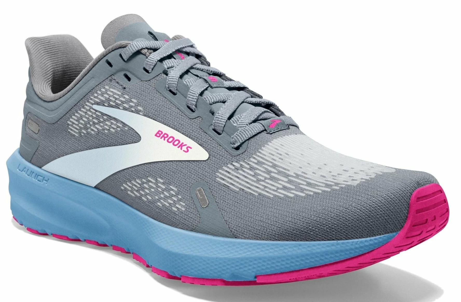 Brooks Women's Launch 9 Brooks Women's Launch 9 -Asics Shop BrooksWomen sLaunch9 GreyBluePink 2
