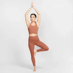 Nike Women's Yoga Luxe 7/8 Tights - Red Bark/Terra Blush (CJ4203-275) 13 Nike Women's Yoga Luxe 7/8 Tights - Red Bark/Terra Blush (CJ4203-275) -Asics Shop CJ4203 275 PHSYM004