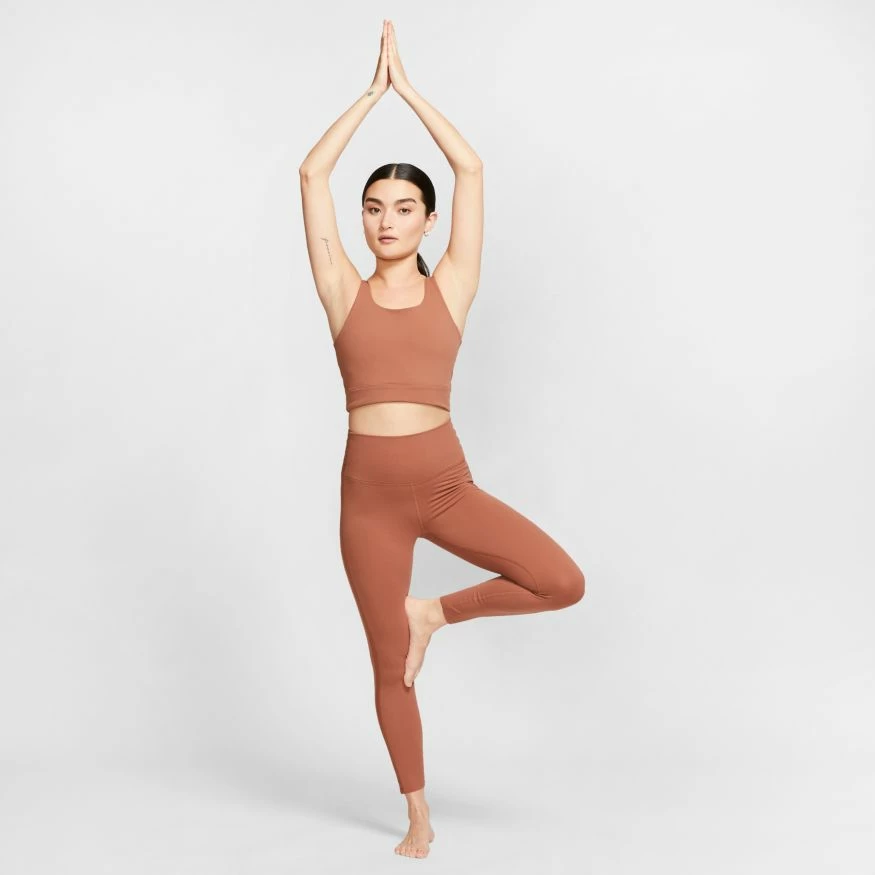 Nike Women's Yoga Luxe 7/8 Tights - Red Bark/Terra Blush (CJ4203-275) 6 Nike Women's Yoga Luxe 7/8 Tights - Red Bark/Terra Blush (CJ4203-275) - Image 6