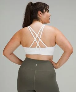 **Available In Select Stores Only** Lululemon Women's Energy Sports Bra - White (LW2540S_0002) -Asics Shop LW2540S 0002 2