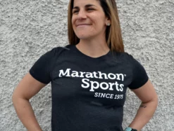 Marathon Sportswear Marathon Sports Women's Logo Tee - Heathered Black (W LOGO TEE 1)