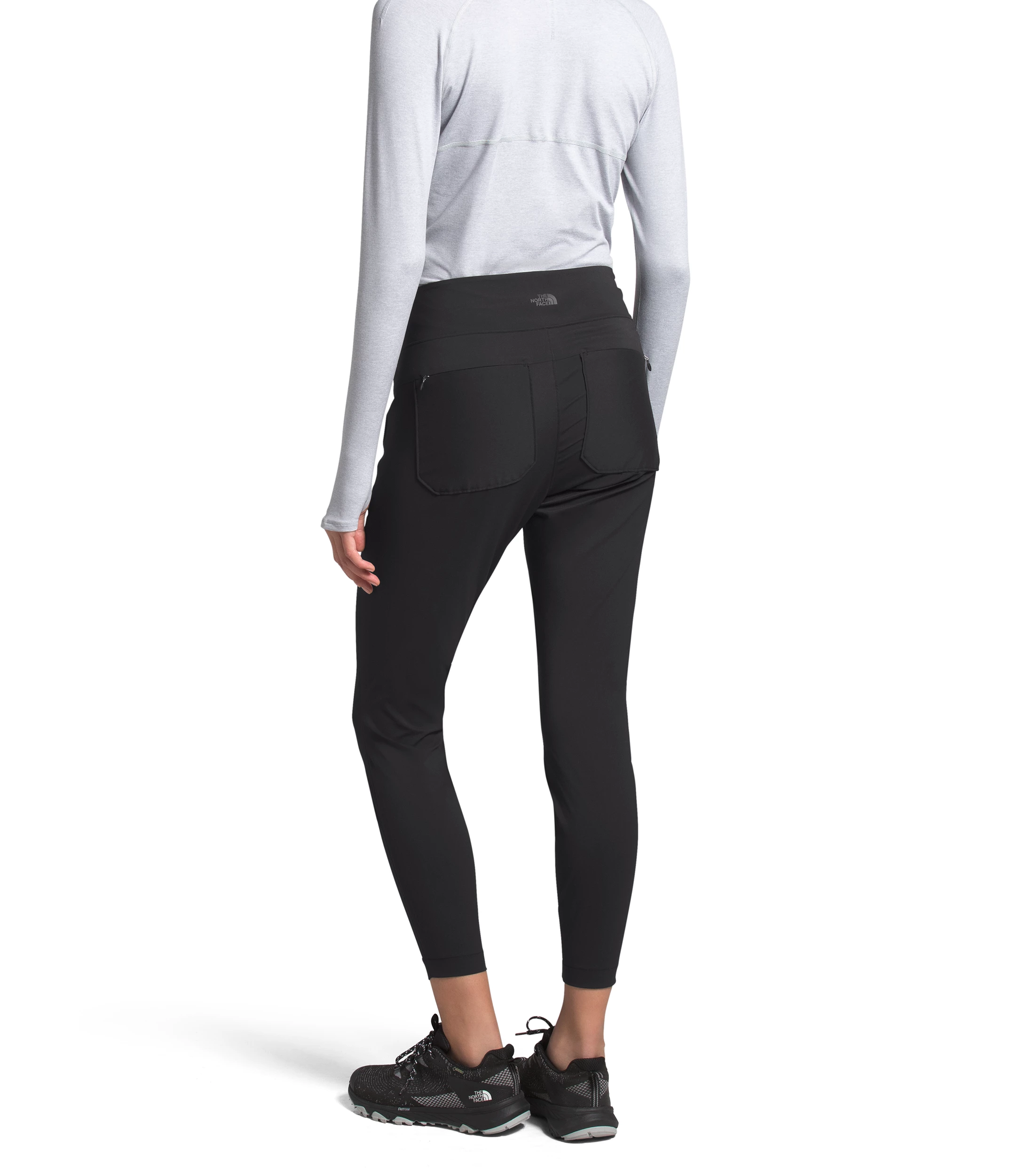 The North Face Women's Paramount Hybrid Hi-Rise Tight - Black (NF0A3XFWJK3) The North Face Women's Paramount Hybrid Hi-Rise Tight - Black (NF0A3XFWJK3) -Asics Shop NF0A3XFW JK3 back