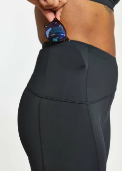 **In Select Stores Only** Oiselle Women's Power Pocket Shorts (101121) -Asics Shop PowerPocketShorts Black d1 1024x f004b8a3 8135 4bbd 9605 0e9de976f91d