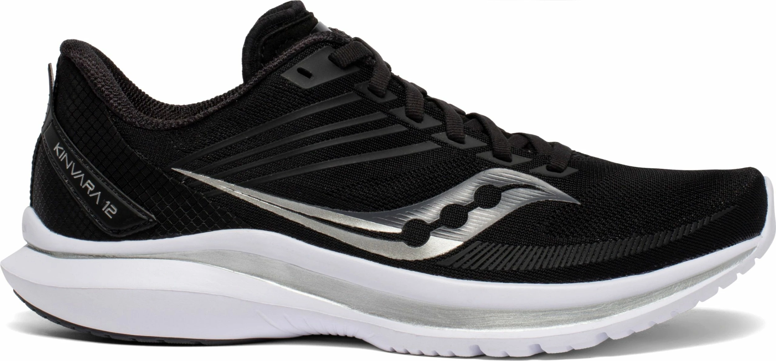 Saucony Women's Kinvara 12 - Black/Silver (S10619-45) 1 Saucony Women's Kinvara 12 - Black/Silver (S10619-45)