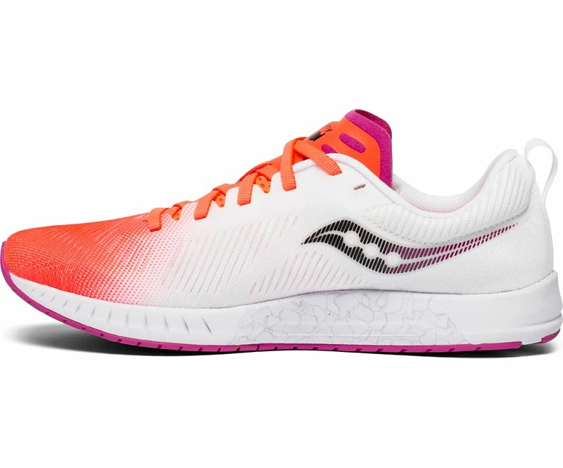 Saucony Women's Fastwitch 9 - ViziRED/White (S19053-1) 2 Saucony Women's Fastwitch 9 - ViziRED/White (S19053-1) - Image 2