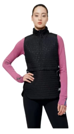 New Balance Women's Heat Grid Vest - Black (WV23254-BK)