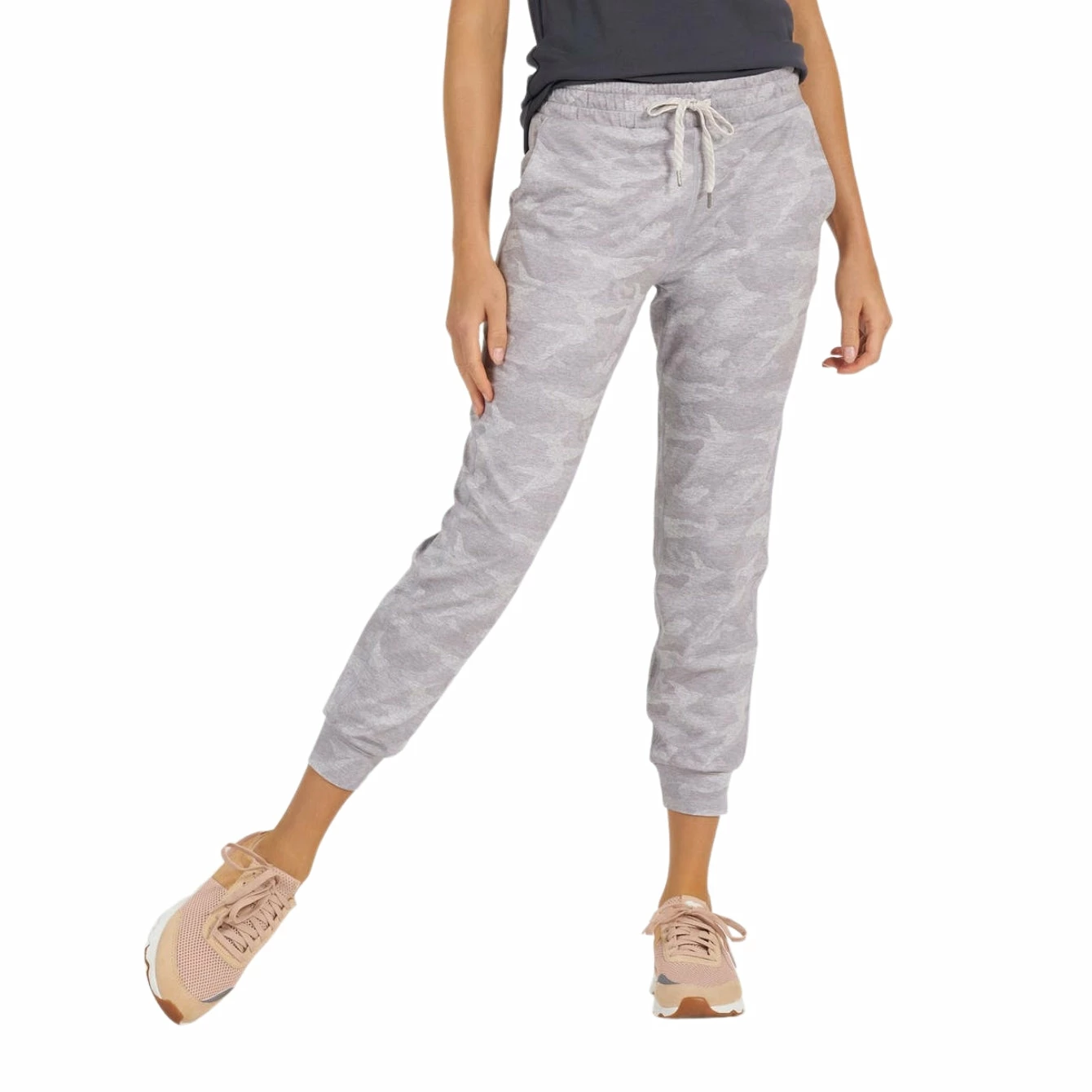 Vuori Women's Performance Joggers - Pale Heather Camo (VW303PHC) 1 Vuori Women's Performance Joggers - Pale Heather Camo (VW303PHC)