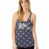 Marathon Sportswear Women's Western Mass Racerback Stars And Stripes Tank - Navy Blue (RUNWEST-AA1927P-S)