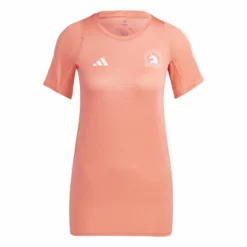 Adidas Women's Boston Marathon® 2023 Allover Print T-Shirt -Asics Shop adidas womens boston marathon 2023 allover print tee shirt pink