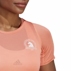 Adidas Women's Boston Marathon® 2023 Allover Print T-Shirt -Asics Shop adidas womens boston marathon 2023 allover print tee shirt pink 4