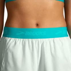Brooks Women's Chaser 3" Shorts -Asics Shop brooks womens chaser three inch running shorts mint green