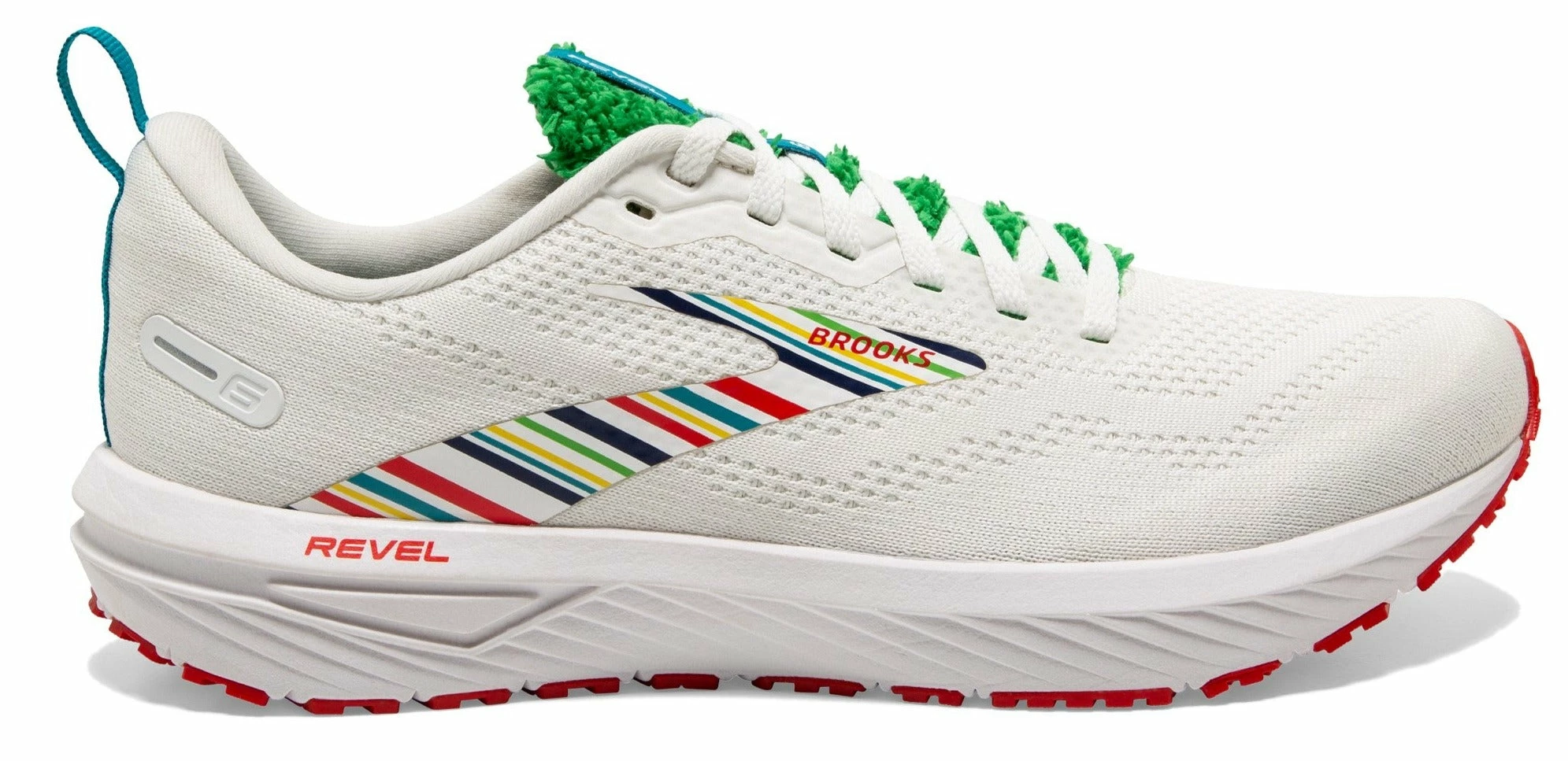 Brooks Women's Revel 6 Brooks Women's Revel 6 -Asics Shop brooks womens revel 6 running shoe white green red special edition 3
