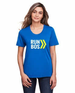 Marathon Sportswear Women's RUN BOS Performance Short Sleeve Tee (TS-RUNBOS-CE111W)