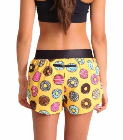 ChicknLegs Women's Shorts -Asics Shop chicknlegs womens salty donuts 1.5 inch half split shorts 3