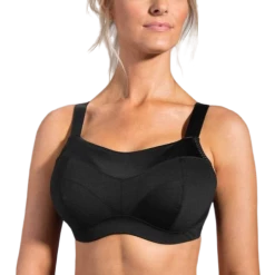 Brooks Women's Embody High Impact Sports Bra - Black (350067-001)