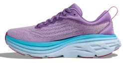 HOKA Women's Bondi 8 10 HOKA Women's Bondi 8 -Asics Shop hoka womens bondi 8 running shoe chalk violet pastel lilac purple 4