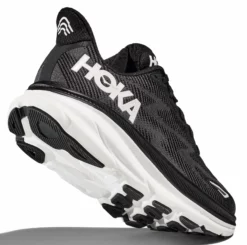 HOKA Women's Clifton 9 10 HOKA Women's Clifton 9 -Asics Shop hoka womens clifton 9 black white 3