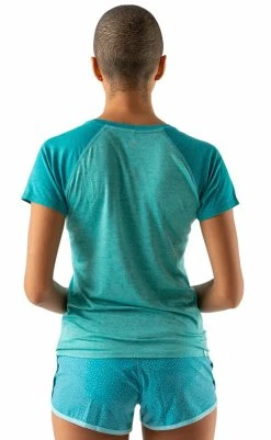 Rabbit Women's EZ Tee SS -Asics Shop rabbit womens ez tee ss aqua sky 3