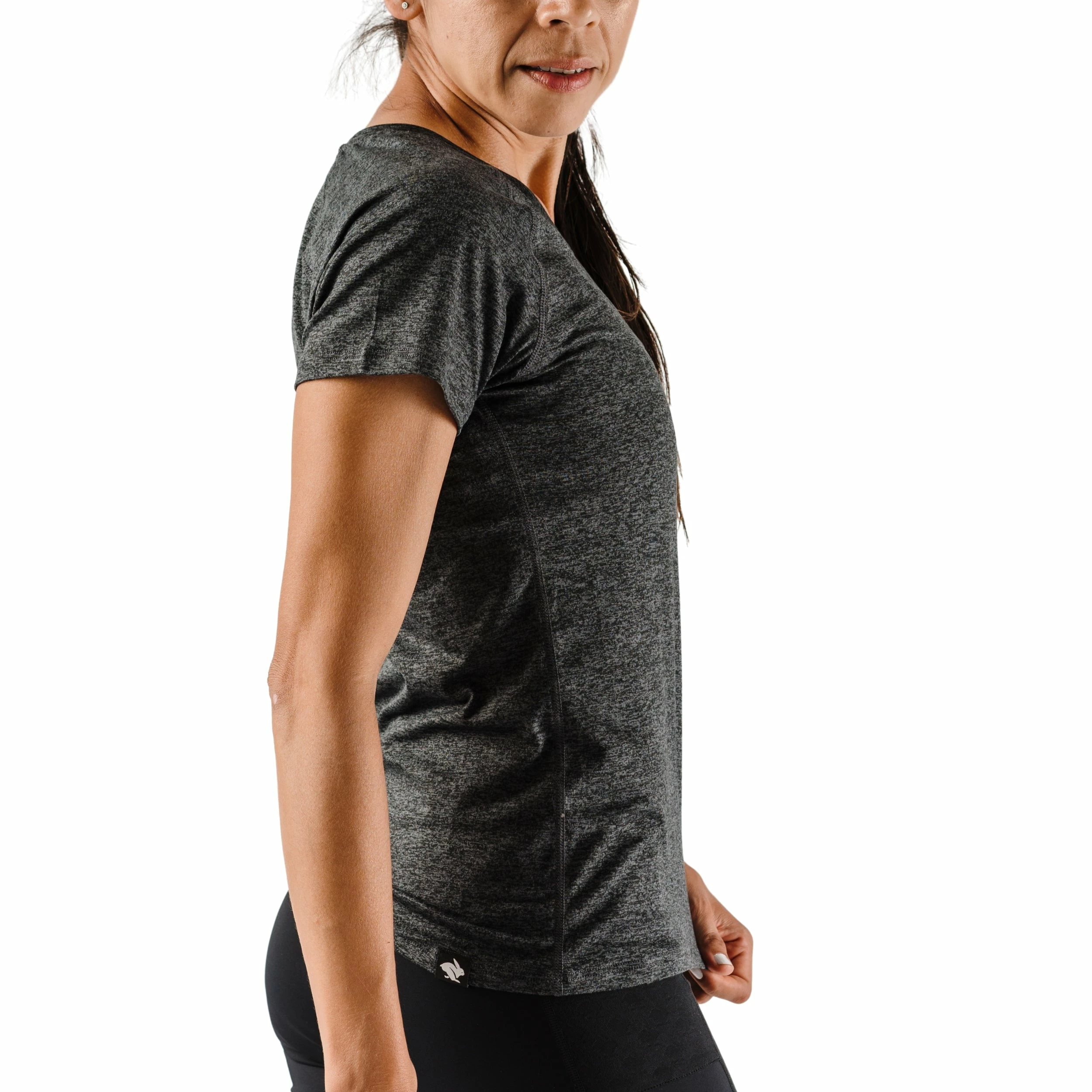 rabbit Women's EZ Tee SS Rabbit Women's EZ Tee SS -Asics Shop rabbit womens ez tee ss black charcoal
