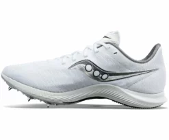 Saucony Women's Velocity MP Track Spike -Asics Shop saucony womens track spike white silver 1