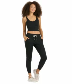 Vuori Women's Performance Joggers -Asics Shop vuori womens performance joggers heather black 4