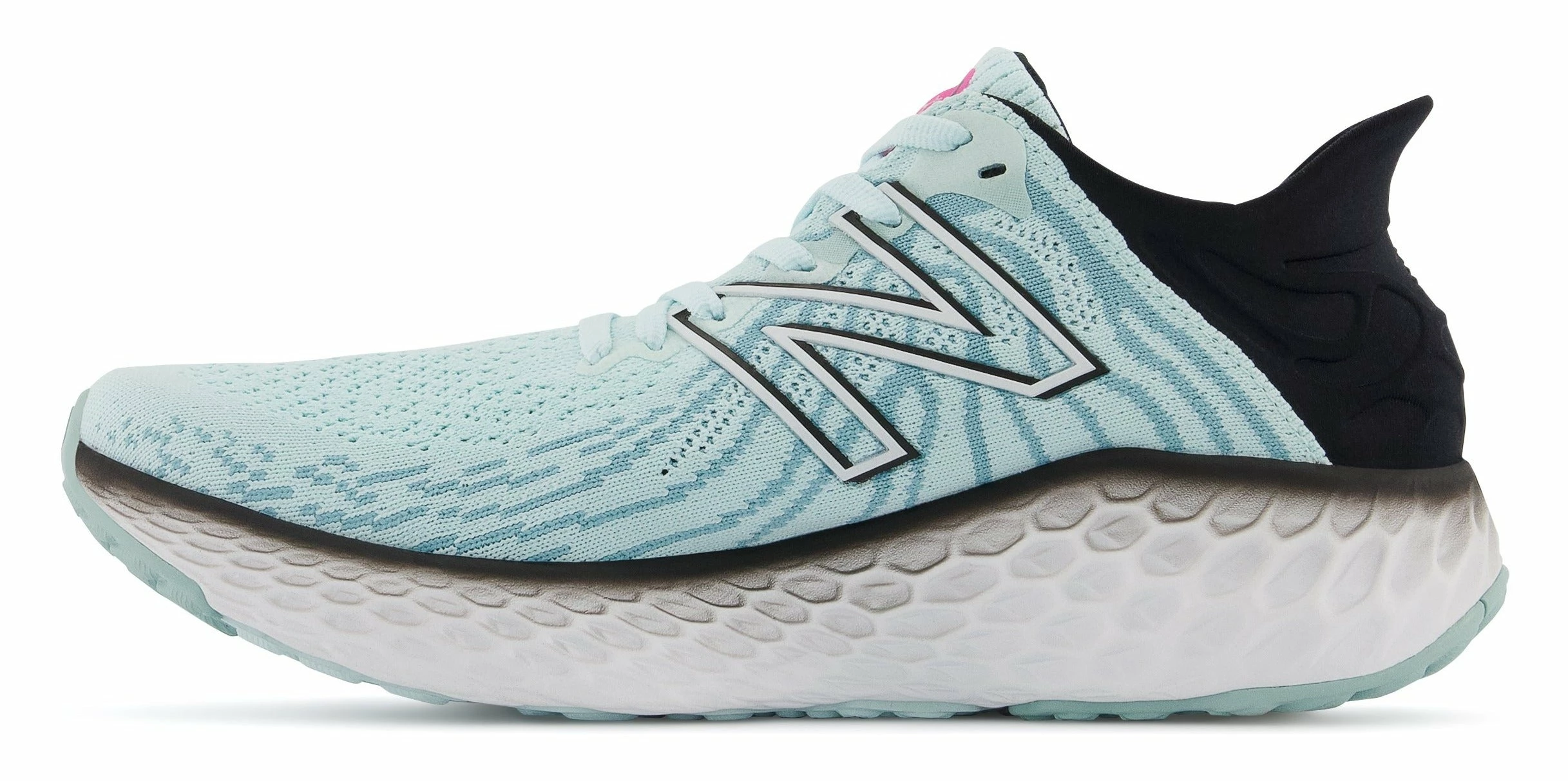 New Balance Women's Fresh Foam 1080 V11 - Pale Blue Chill/Black (W1080L11 B) 3 New Balance Women's Fresh Foam 1080 V11 - Pale Blue Chill/Black (W1080L11 B) - Image 3