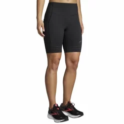 Brooks Women's Method 8" Short Tight -Asics Shop www brooksrunning com 221525 001 d1 method 8inch womens running short tight