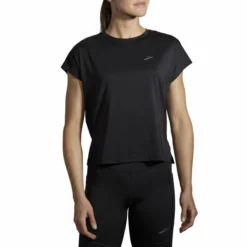 Brooks Women's Sprint Free Short Sleeve (221534) -Asics Shop www brooksrunning com 221534 001 mb sprint free womens short sleeve running shirt 1