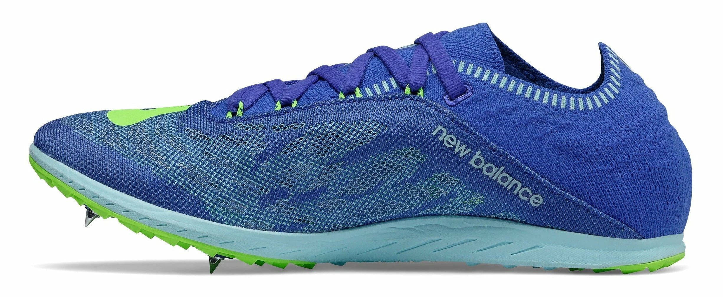 New Balance Women's XC5K V5 - Cobalt/Lime Glo (WXC5KCG5 B) 2 New Balance Women's XC5K V5 - Cobalt/Lime Glo (WXC5KCG5 B) - Image 2