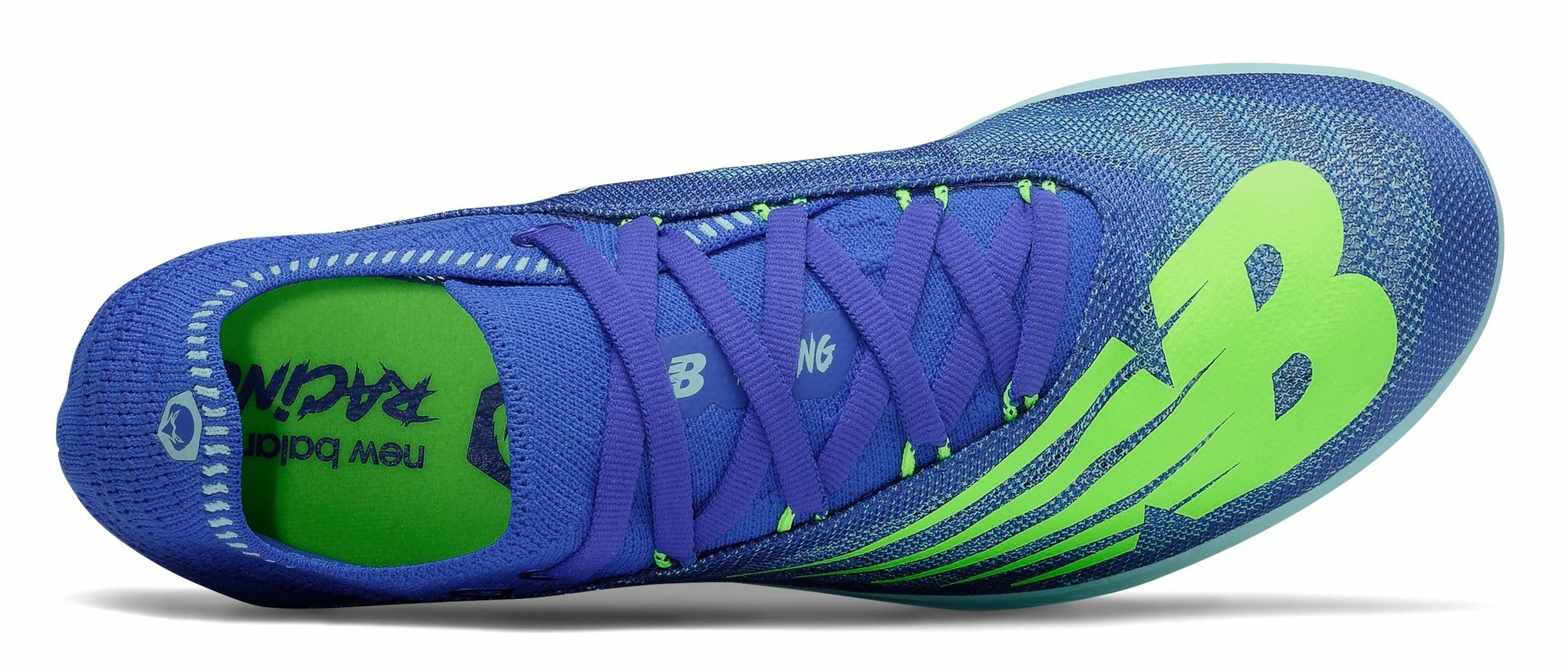 New Balance Women's XC5K V5 - Cobalt/Lime Glo (WXC5KCG5 B) 3 New Balance Women's XC5K V5 - Cobalt/Lime Glo (WXC5KCG5 B) - Image 3