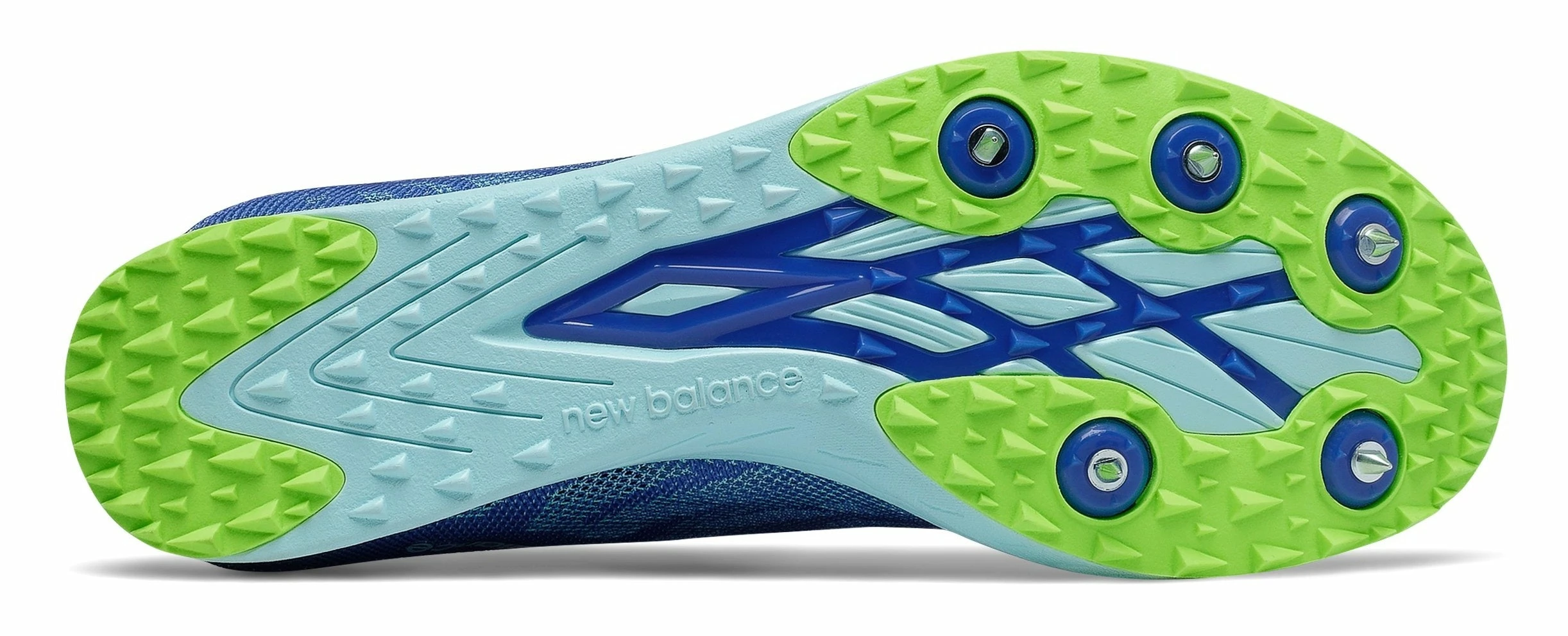New Balance Women's XC5K V5 - Cobalt/Lime Glo (WXC5KCG5 B) 4 New Balance Women's XC5K V5 - Cobalt/Lime Glo (WXC5KCG5 B) - Image 4